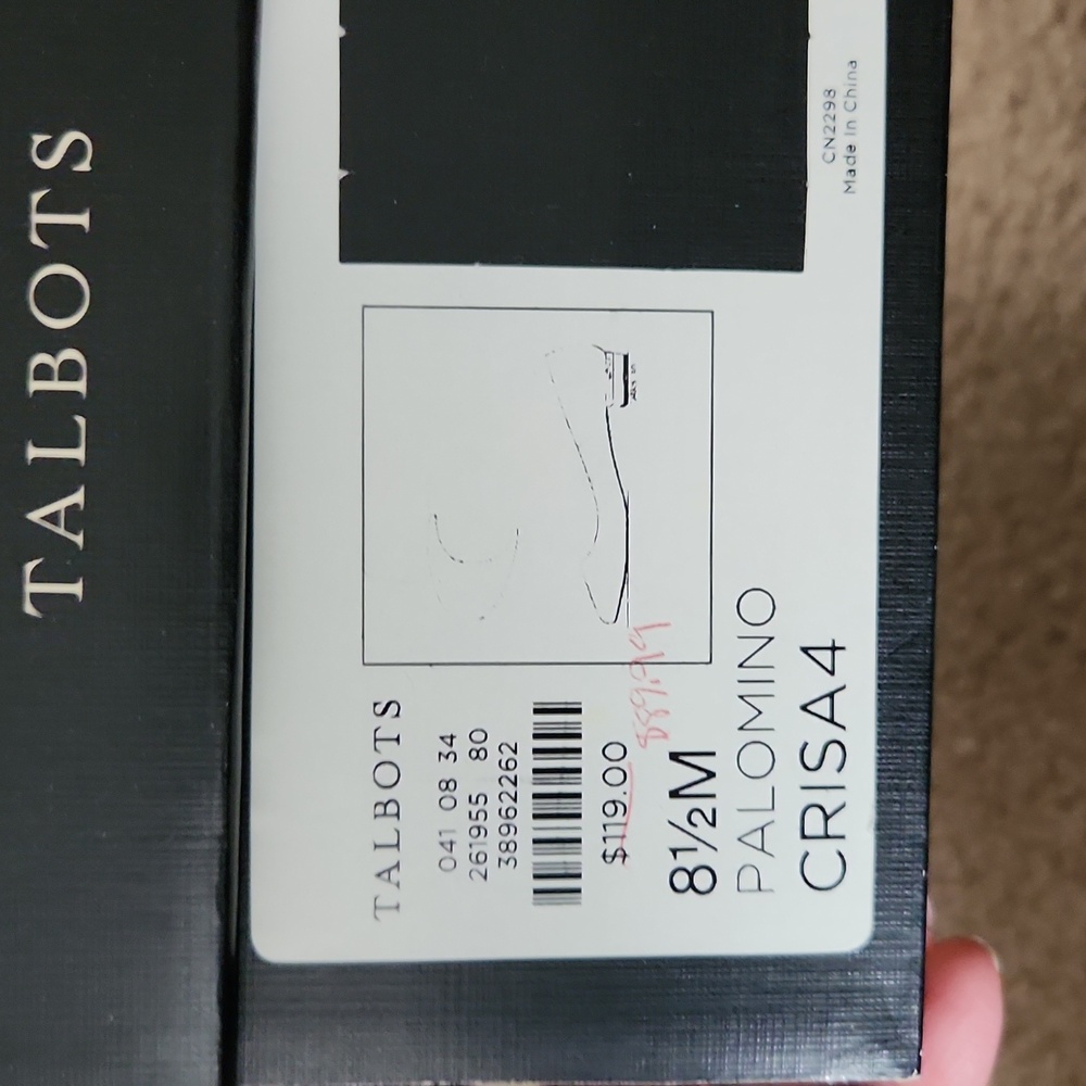 Talbots Crisa4 flats New In Box - Picture 3 of 5